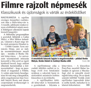 Zalai Hírlap 2024 11 18 268sz 16old - Filmre rajzolt népmesék.jpg Zalai Hírlap 2024 11 18 268sz 16old - Filmre rajzolt népmesék.jpg